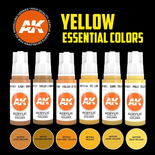 YELLOW ESSENTIAL COLORS 3GEN SET