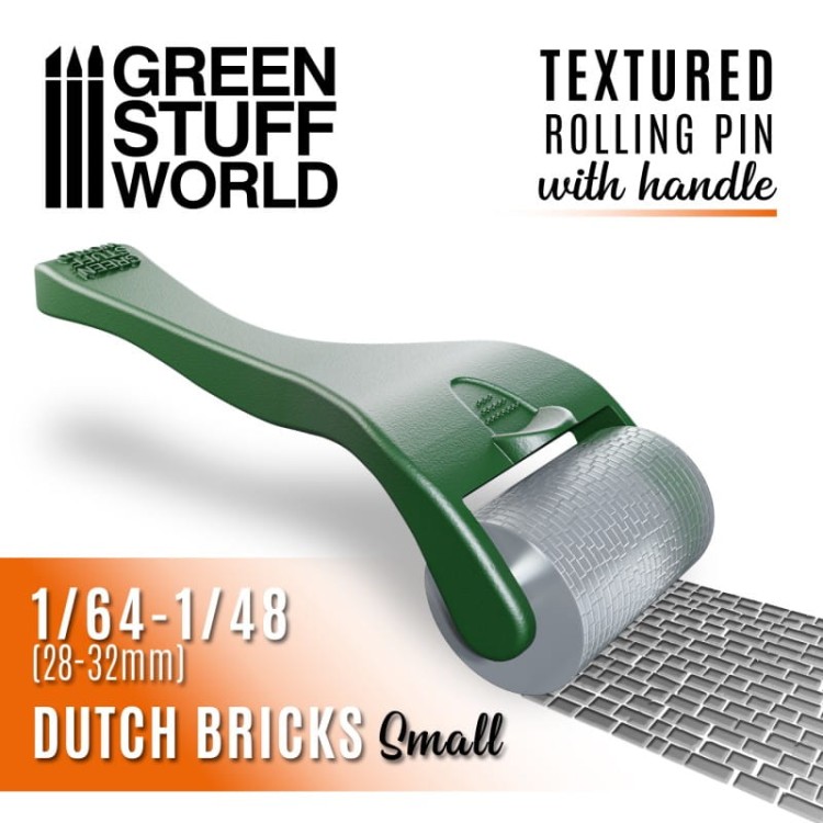 Rolling pin z uchwytem - Sett Dutch Bricks Small