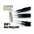 100% Anti-magnetic QUARTZ Tweezers SET