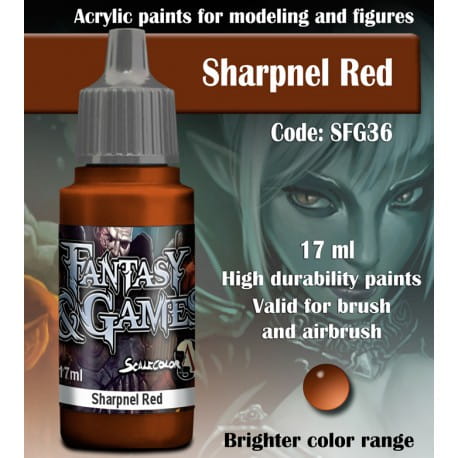 SHARPNEL RED