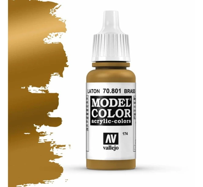 VALLEJO 70801 Model Color 202 - Brass - 18 ml