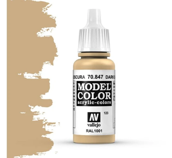 VALLEJO 70847 Model Color 136 - Dark Sand - 18 ml