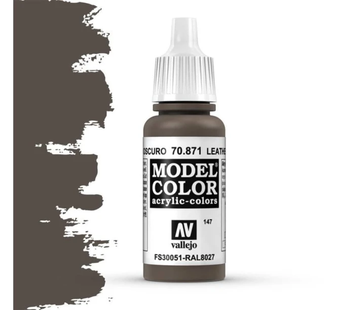VALLEJO 70871 Model Color 144 - Leather Brown - 18