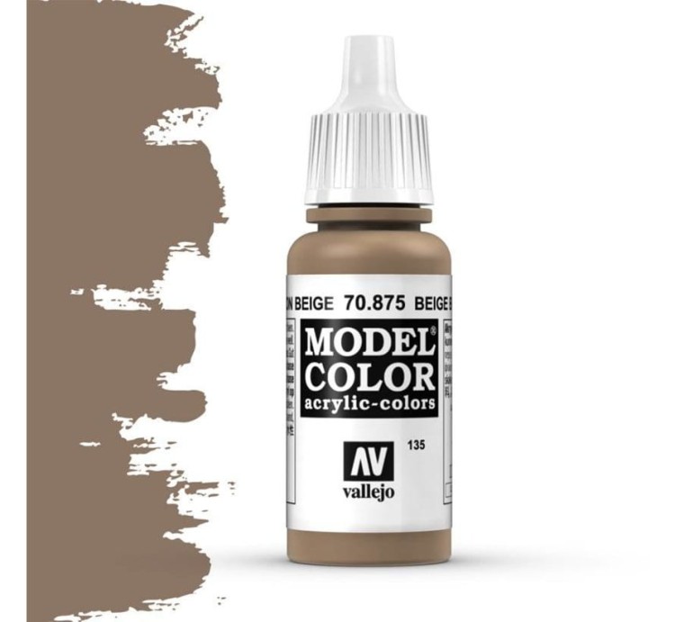 VALLEJO 70875 Model Color 150 - Beige Brown - 18 m