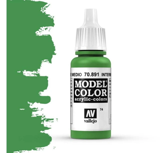 VALLEJO 70891 Model Color 086 - Intermediate Green