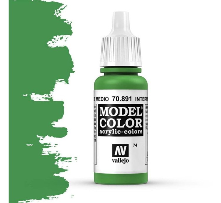 VALLEJO 70891 Model Color 086 - Intermediate Green