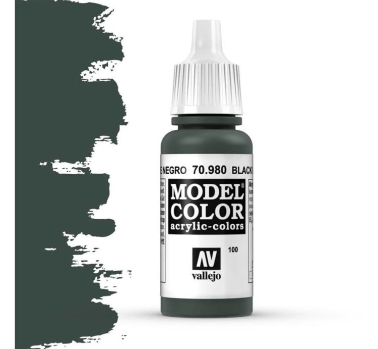 VALLEJO 70980 Model Color 080 - Black Green - 18 m