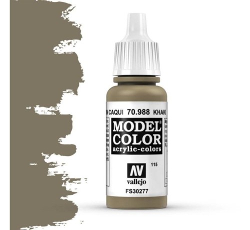 VALLEJO 70988 Model Color 114 - Khaki - 18 ml