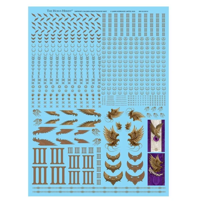 Emperor`S Children Legion Transfer Sheet