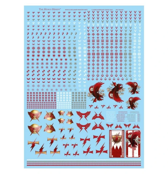 White Scars  Legion Transfer Sheet