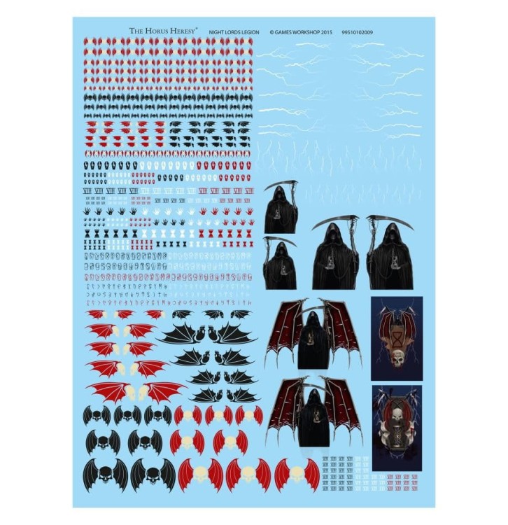 Night Lords  Legion Transfer Sheet