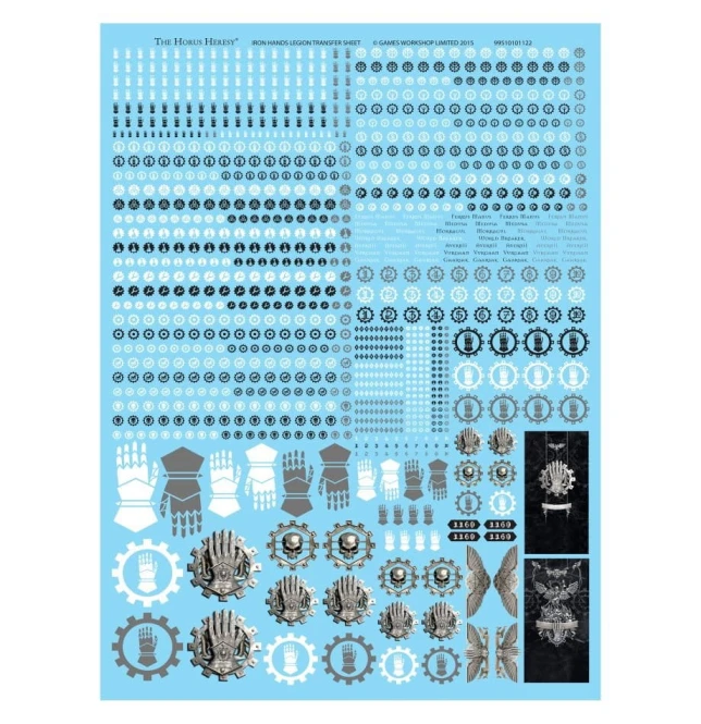 Iron Hands  Legion Transfer Sheet