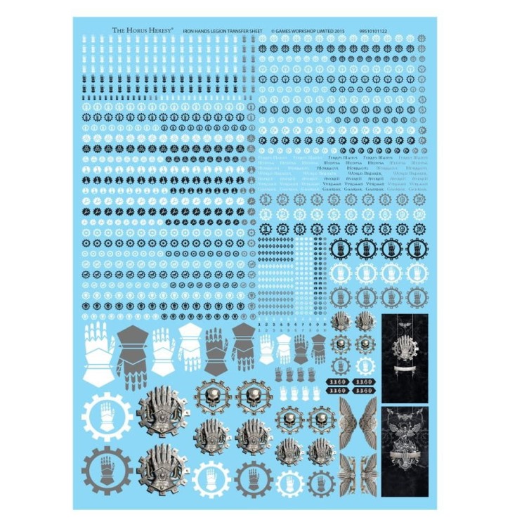 Iron Hands  Legion Transfer Sheet