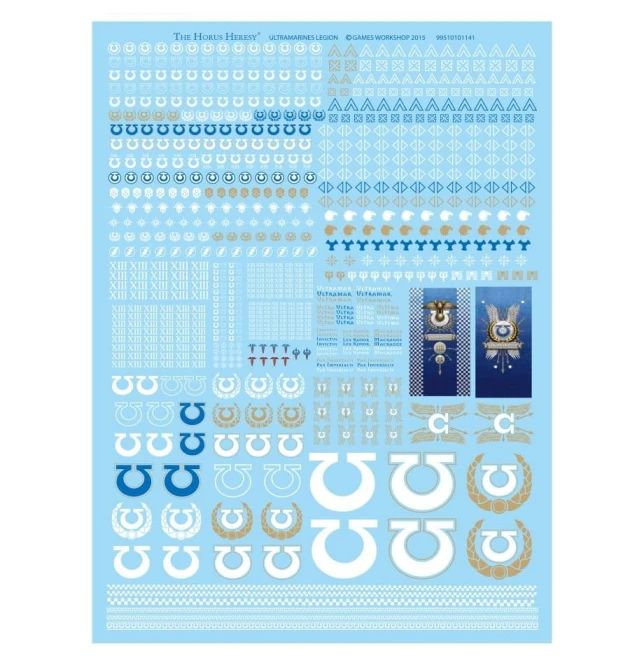 Ultramarines  Legion Transfer Sheet