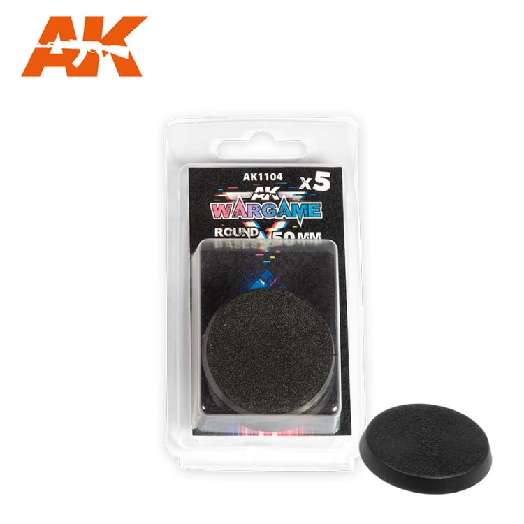 ROUND BASE 50MM ( 5 SZT.)