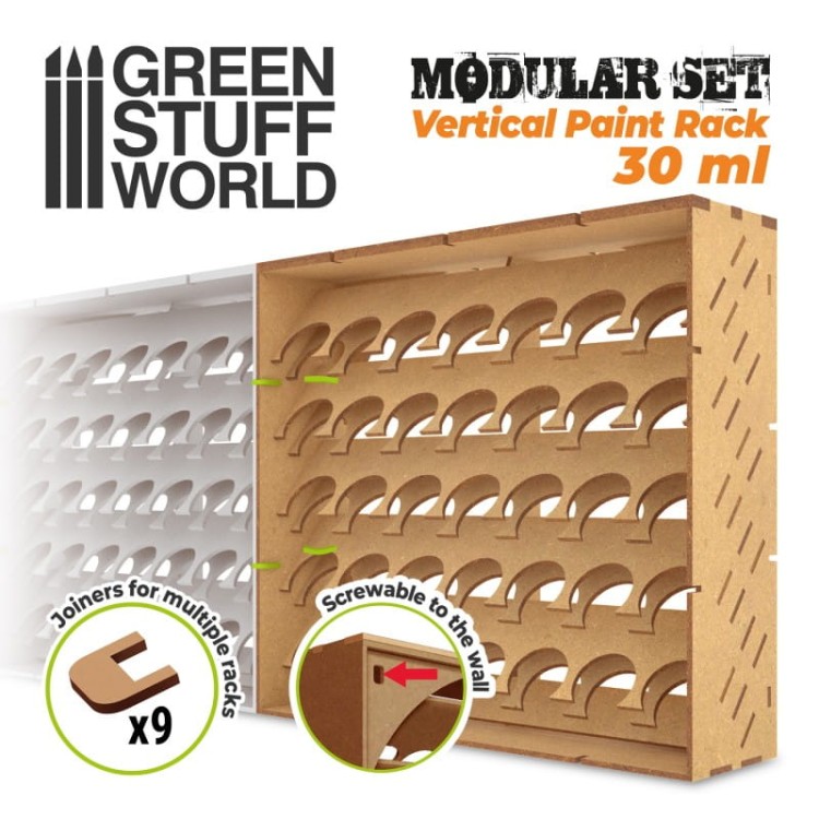 MDF Paint Organizer VERTICAL (30ml)