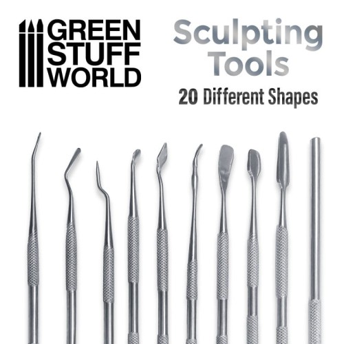 GSW 10x Sculpting Tools Narzedzia do rzeźbienia