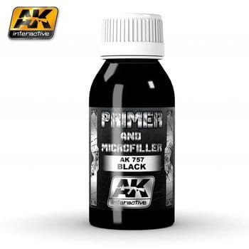 AK757 BLACK PRIMER AND MICROFILLER (100ML)