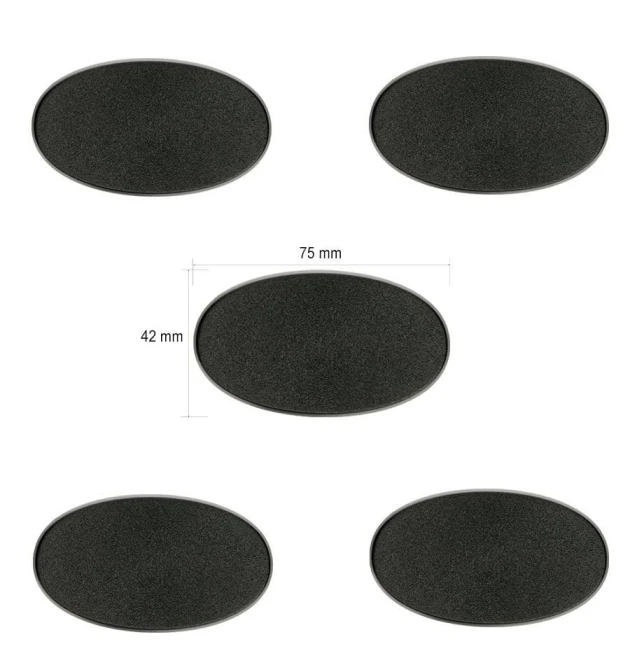 Citadel Oval Bases 75x42mm