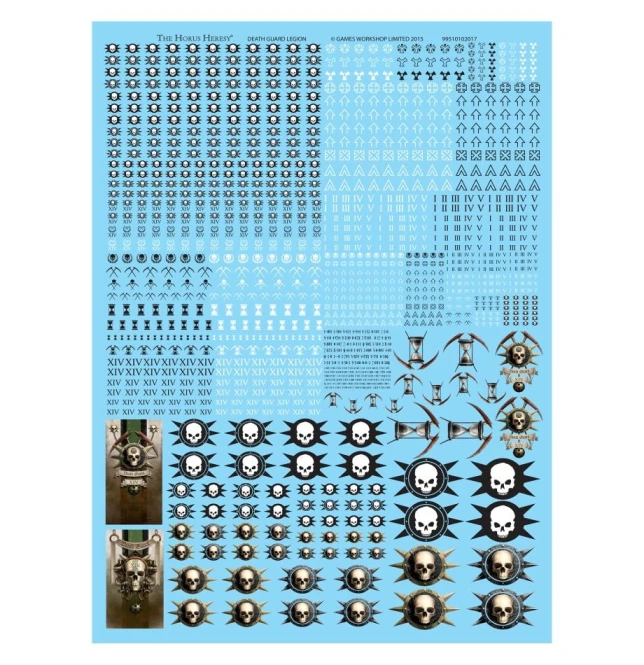 Death Guard Legion Transfer Sheet Horus Heresy