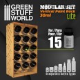 Pionowy organizer na farby pojemniki 30ml x 15 szt