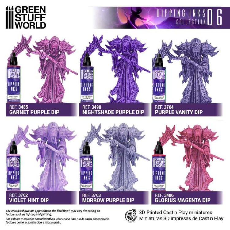 Green Stuff World Paint Set -Dipping collection 06