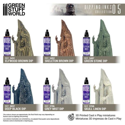 Green Stuff World Paint Set -Dipping collection 05