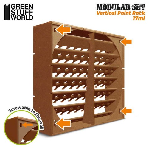 MDF Paint Organizer VERTICAL (17ml)