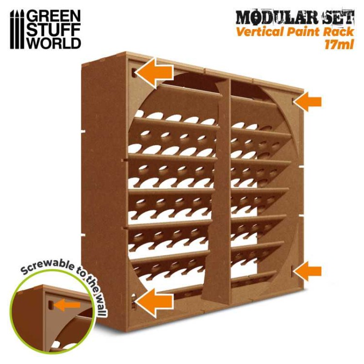 MDF Paint Organizer VERTICAL (17ml)