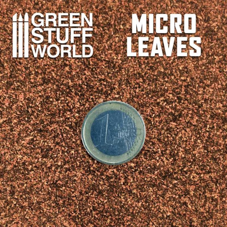 Micro Liście - Brązowa mieszanka