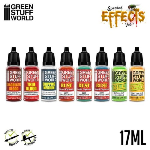 Green Stuff World Paint Set -Special Effects Vol.1