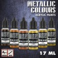 Green Stuff World Metallic Paint Set - Gold