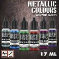 Green Stuff World  Metallic Colours paint set