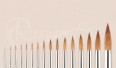 SERIES 33. KOLINSKY SABLE POINTED ROUNDS /7" 1