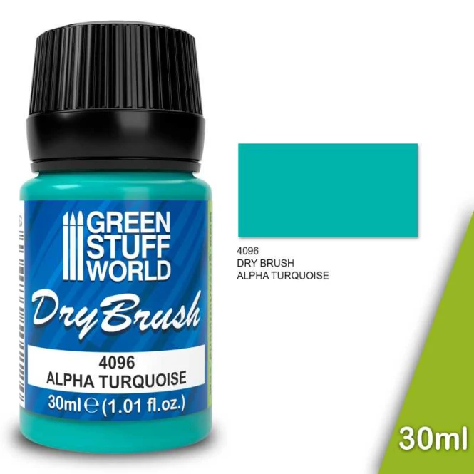 Green Stuff World Dry Color -ALPHA TURQUOISE 30 ml