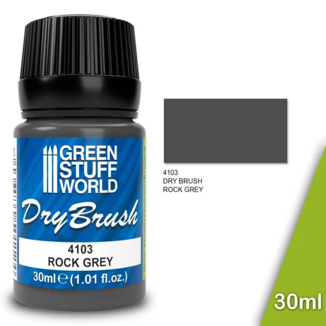 Green Stuff World Dry Colors - ROCK GREY 30 ml