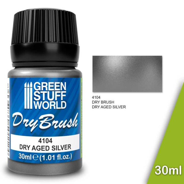Green Stuff World Dry C- Metallic AGED SILVER 30ml