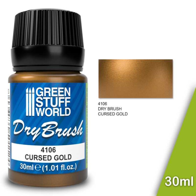 Green Stuff World Dry - Metallic CURSED GOLD 30 ml