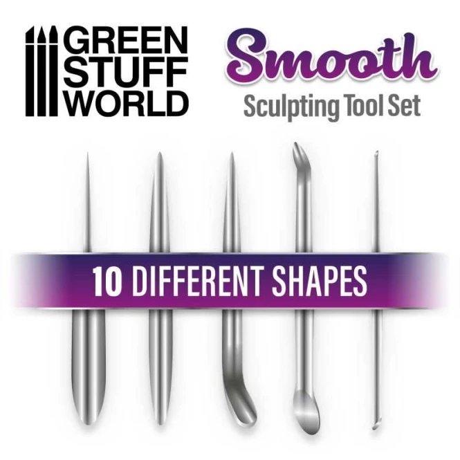 Green Stuff World 5x Smooth Sculpting Set