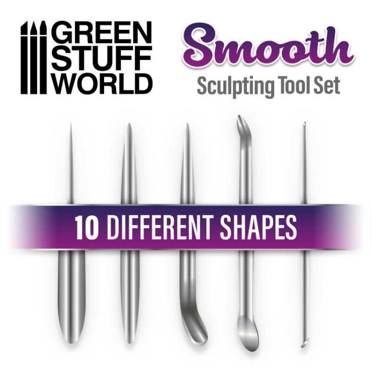 Green Stuff World 5x Smooth Sculpting Set