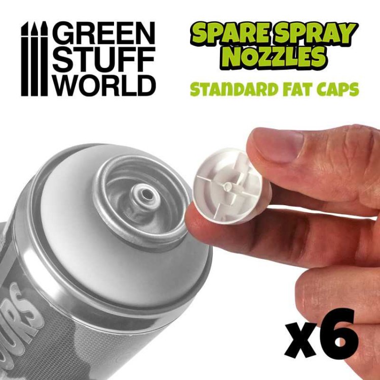 Standard Fat Spray Caps Szeroki Strumień