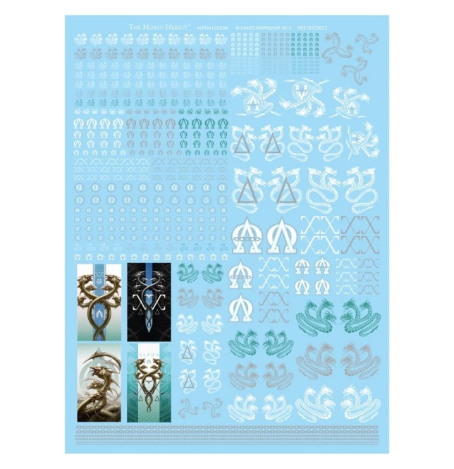 Alpha Legion Transfer Sheet Horus Heresy