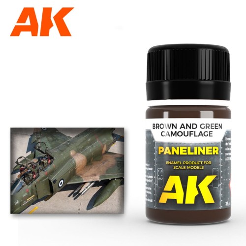 Paneliner For Brown And Green Camouflage AK2071