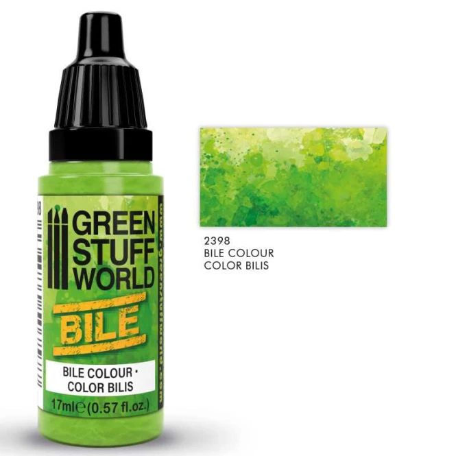 Acrylic Color Bile Effect