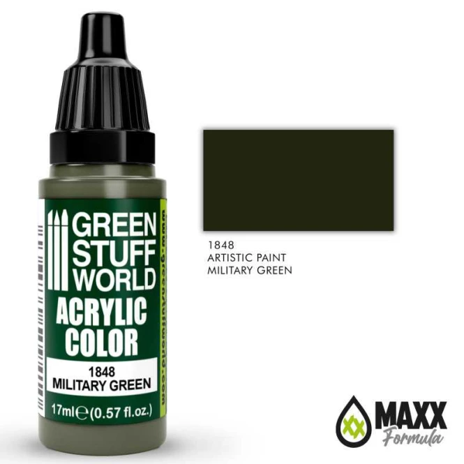 Acrylic Color MILITARY GREEN