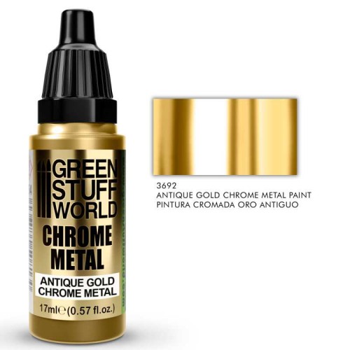 Chrome Paint - ANTIQUE GOLD 17ml