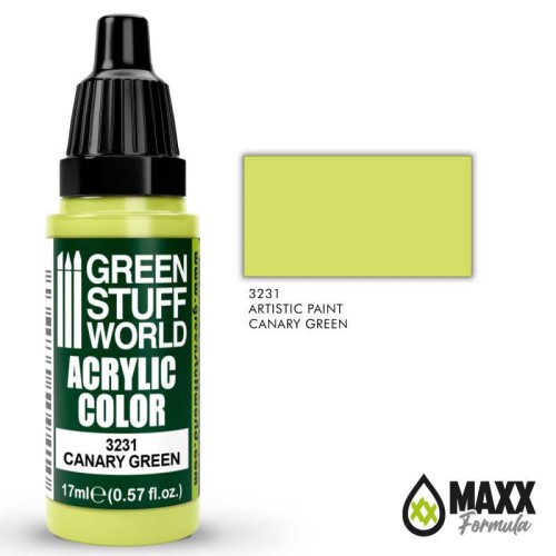 Acrylic Color CANARY GREEN