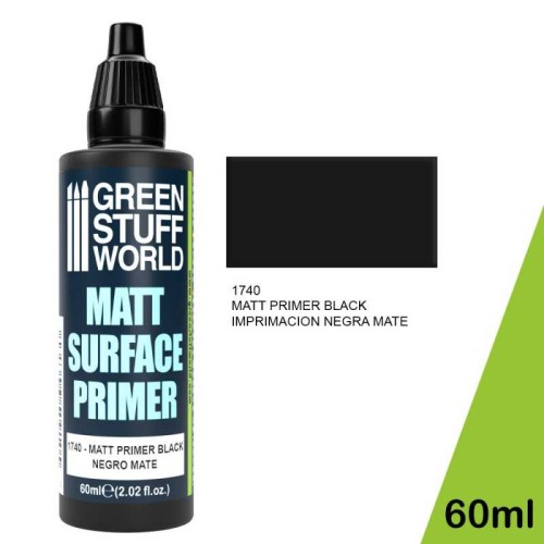 Matt Surface Primer 60ml - Black Czarny