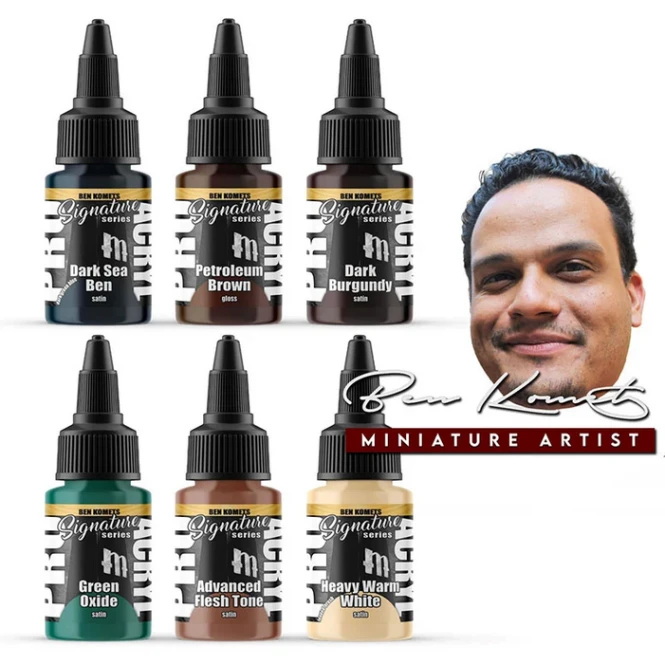 Pro Acryl Ben Komets Signature Set - 6 Paints