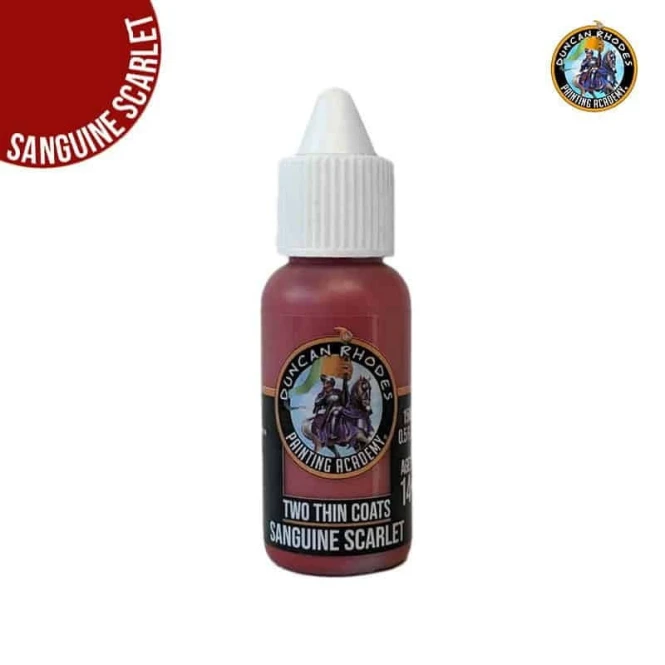 Farbka Two Thin Coats: Sanguine Scarlet 15ml
